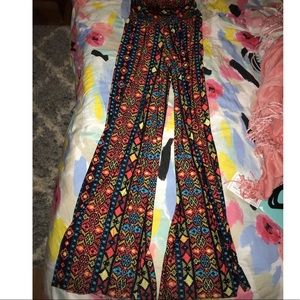 Bohemian High Waisted Pants